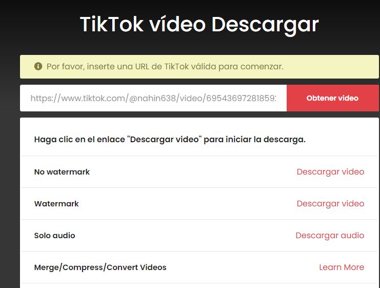 Cómo descargar vídeos de TikTok en el ordenador
