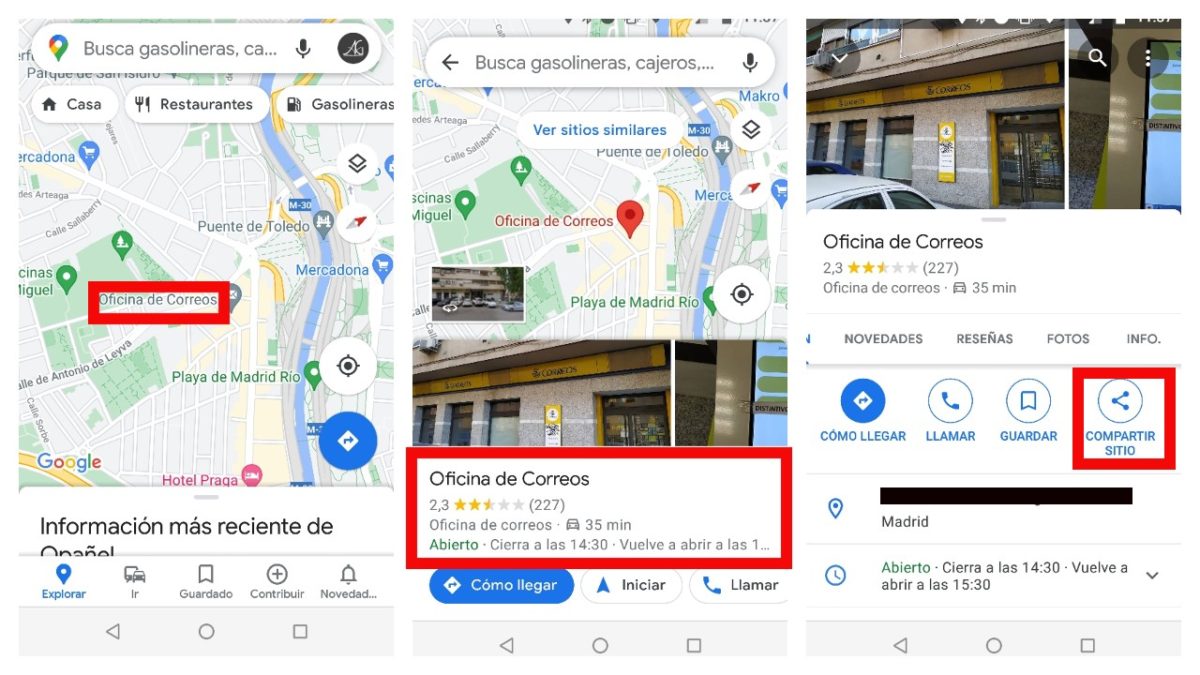 Cómo compartir tu ubicación en Google Maps 3