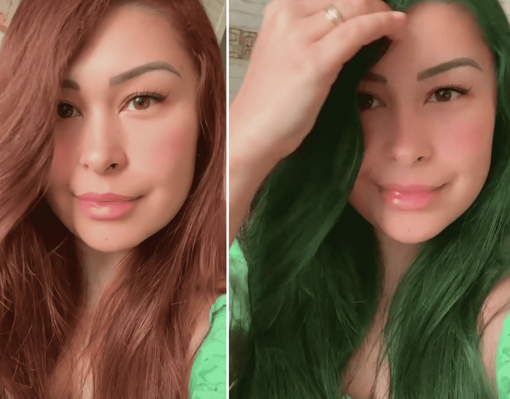 Cómo encontrar el filtro de Instagram que te cambia el color de pelo