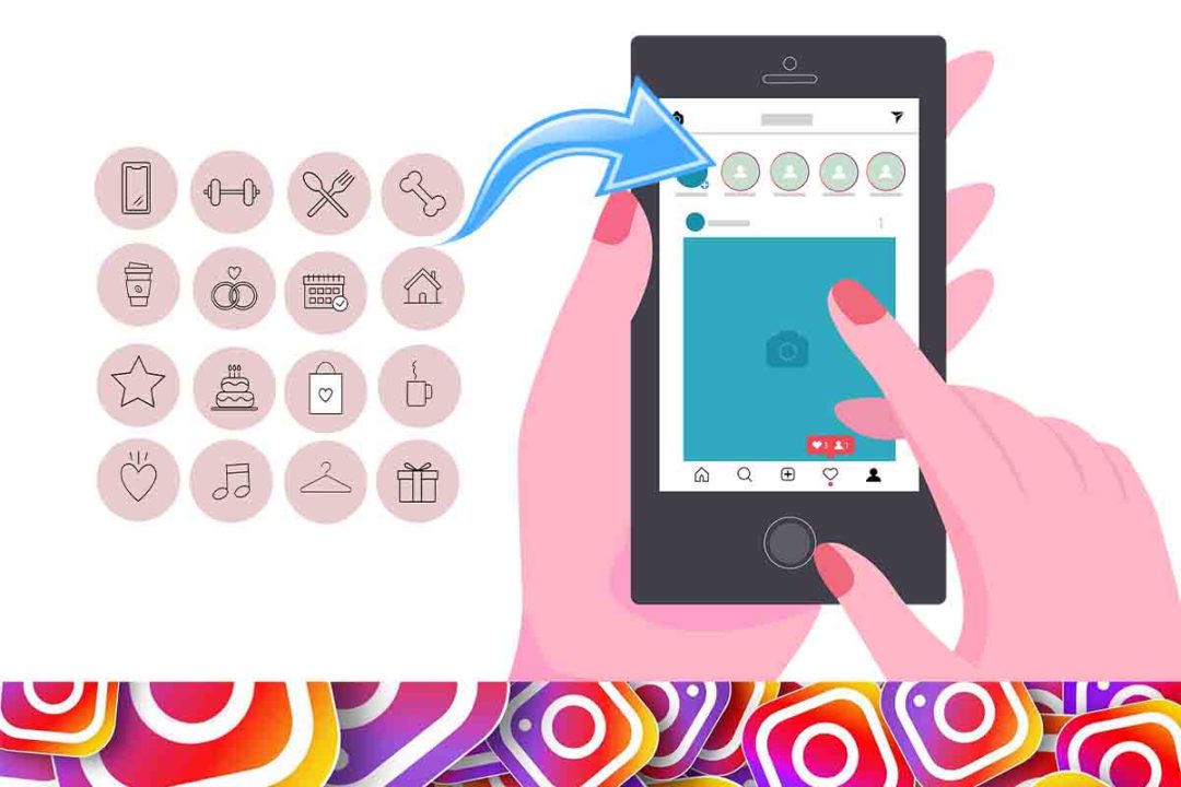 Cómo poner iconos en las historias