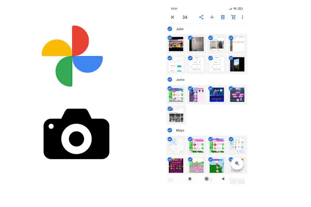 Cómo seleccionar todo en Google Fotos