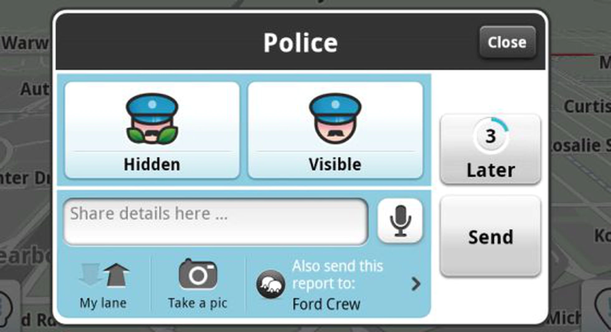 Cómo ver si hay policías en Waze 1