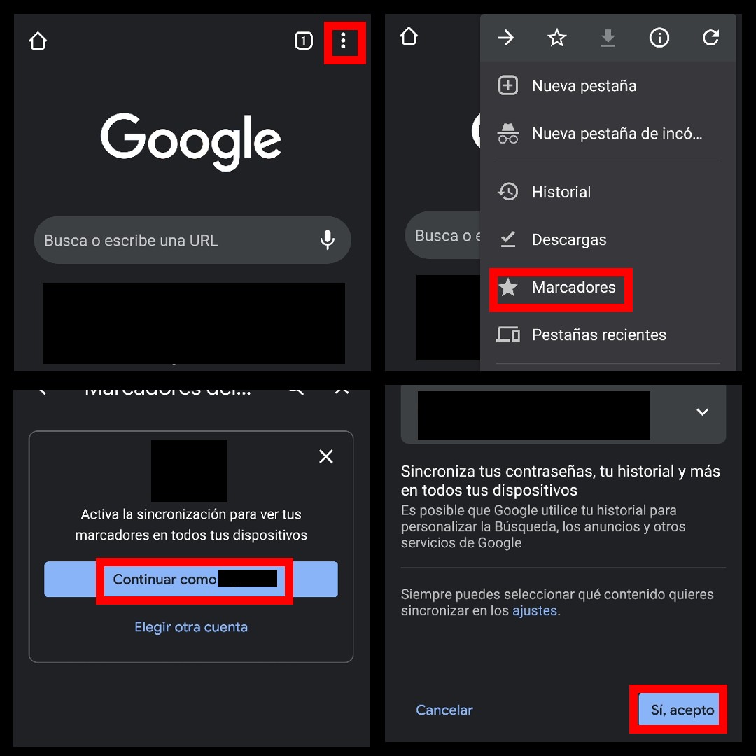 ▷ Cómo ver los marcadores Google Chrome en el móvil