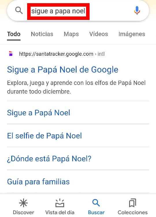 Sigue a Papá Noel en Google 2021 4
