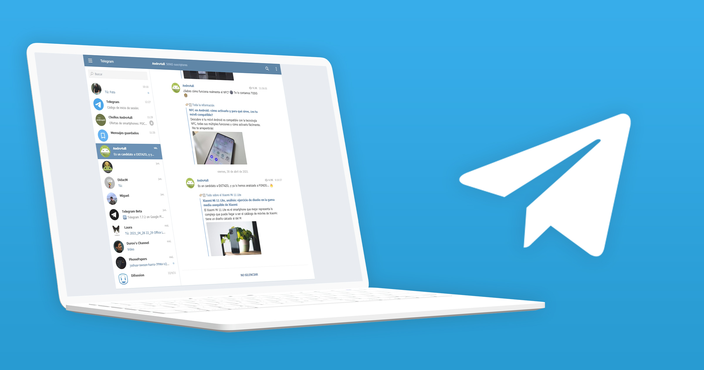 Cómo registrarse en Telegram para PC