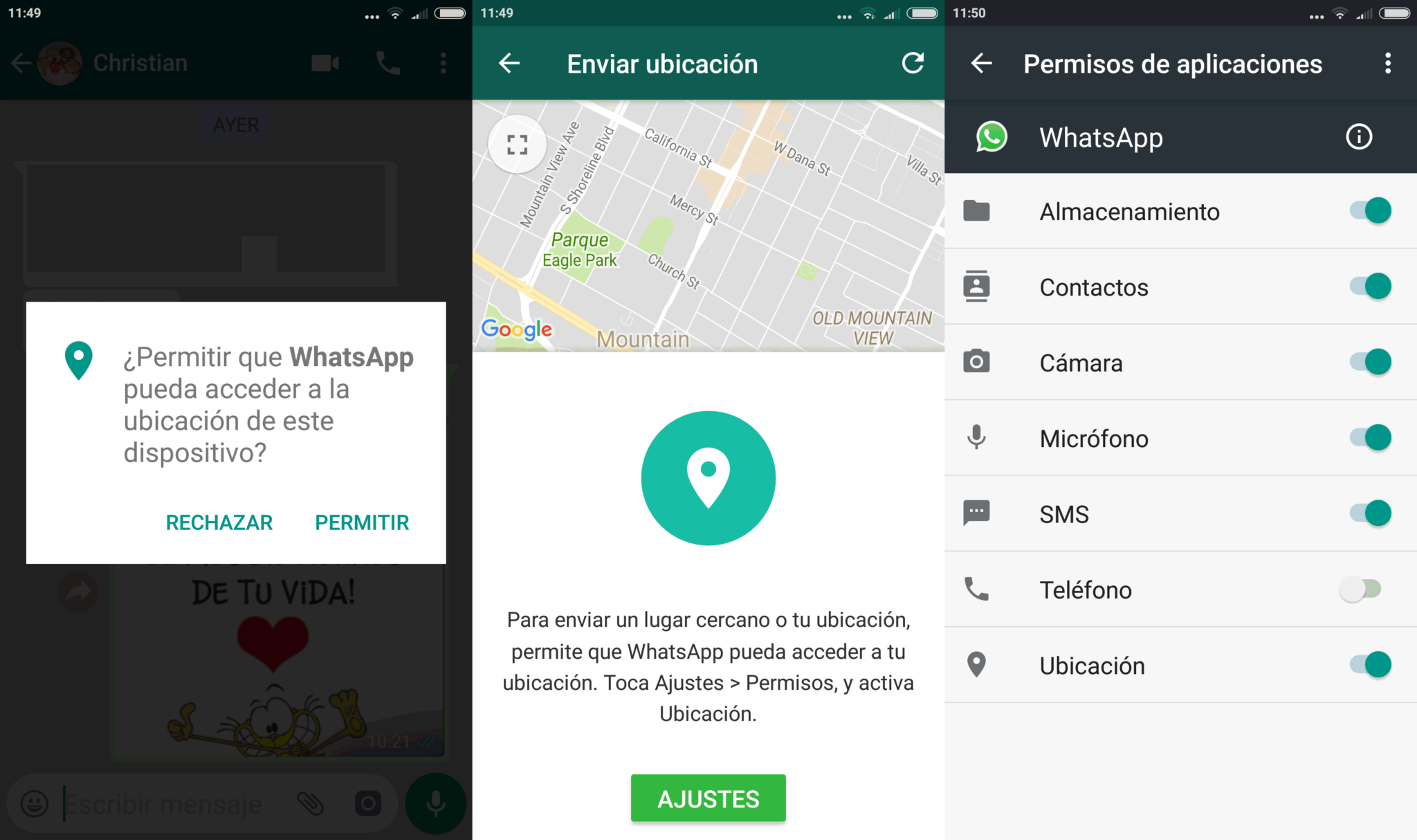 Cómo compartir una ubicación de Google Maps por WhatsApp
