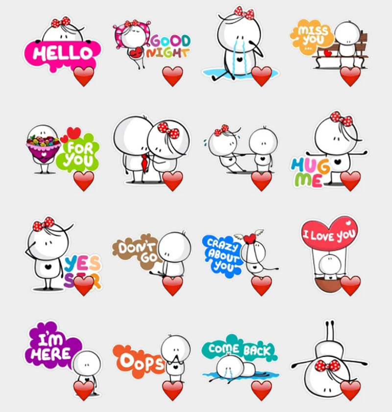 ▷ Dónde encontrar stickers románticos para Telegram
