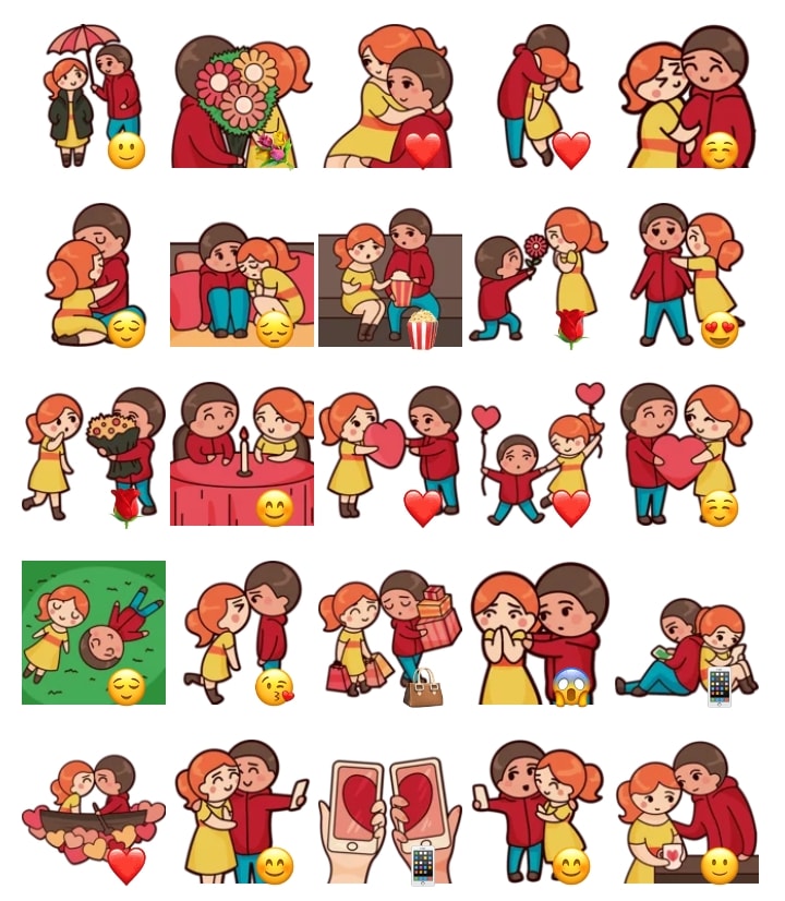 cute-couple-in-love-telegram-stickers-set