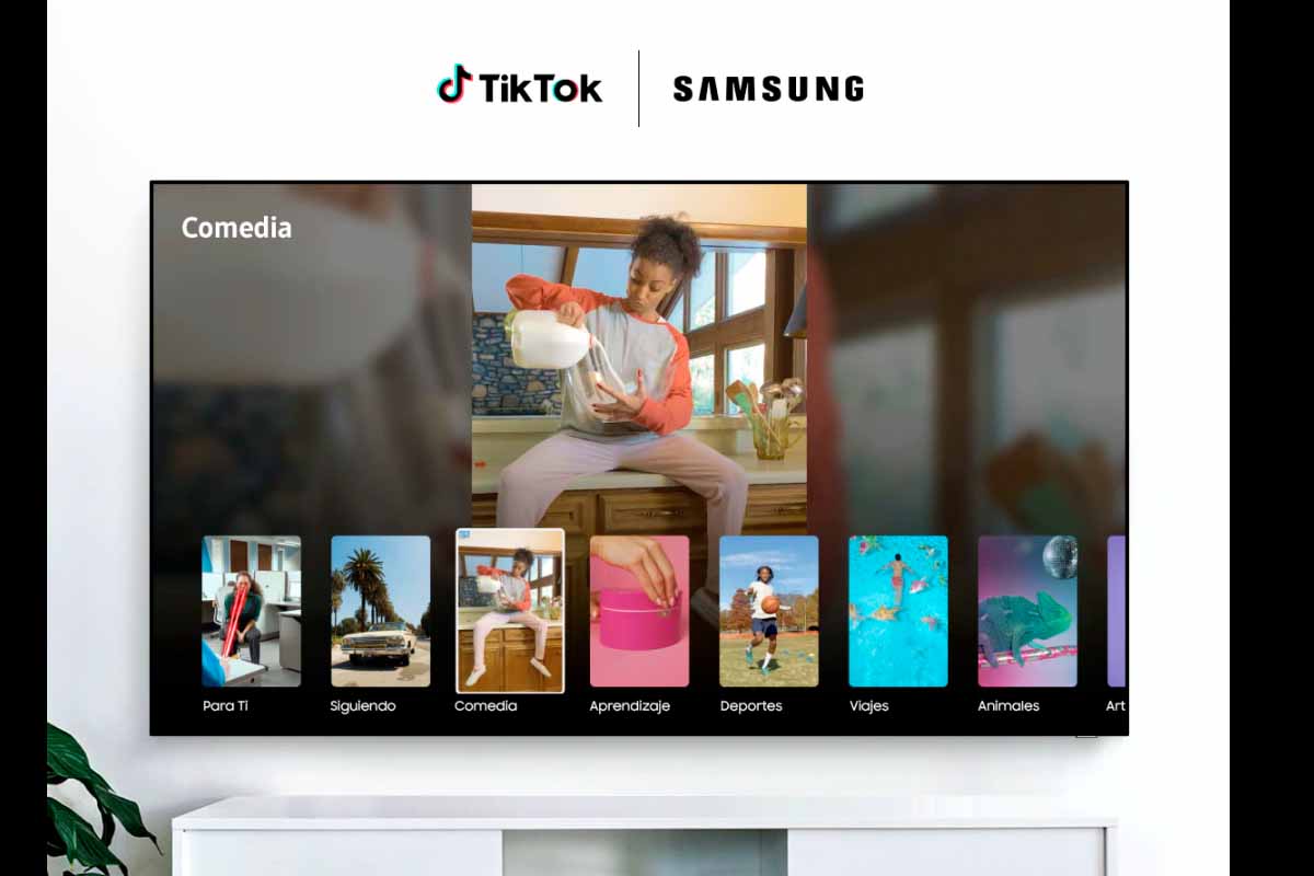 Cómo ver vídeos de TikTok en tu televisor Samsung Smart TV