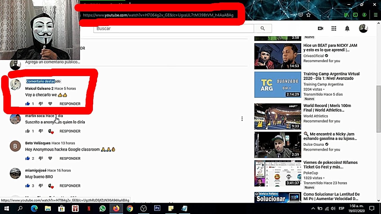 Cómo poner un comentario destacado en YouTube desde el móvil