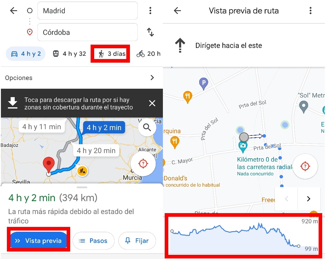 Cómo llegar en Google Maps: todas las opciones 5