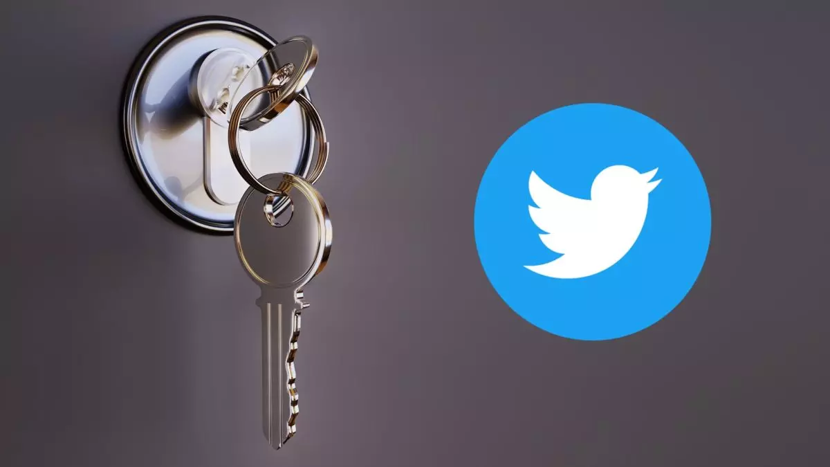 How to put private Twitter account from mobile