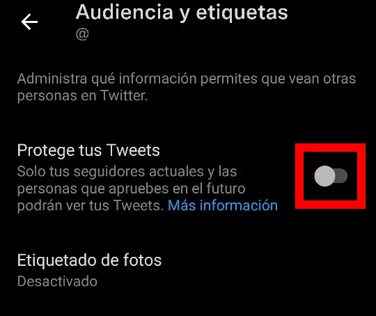 How to put private Twitter account from mobile 2