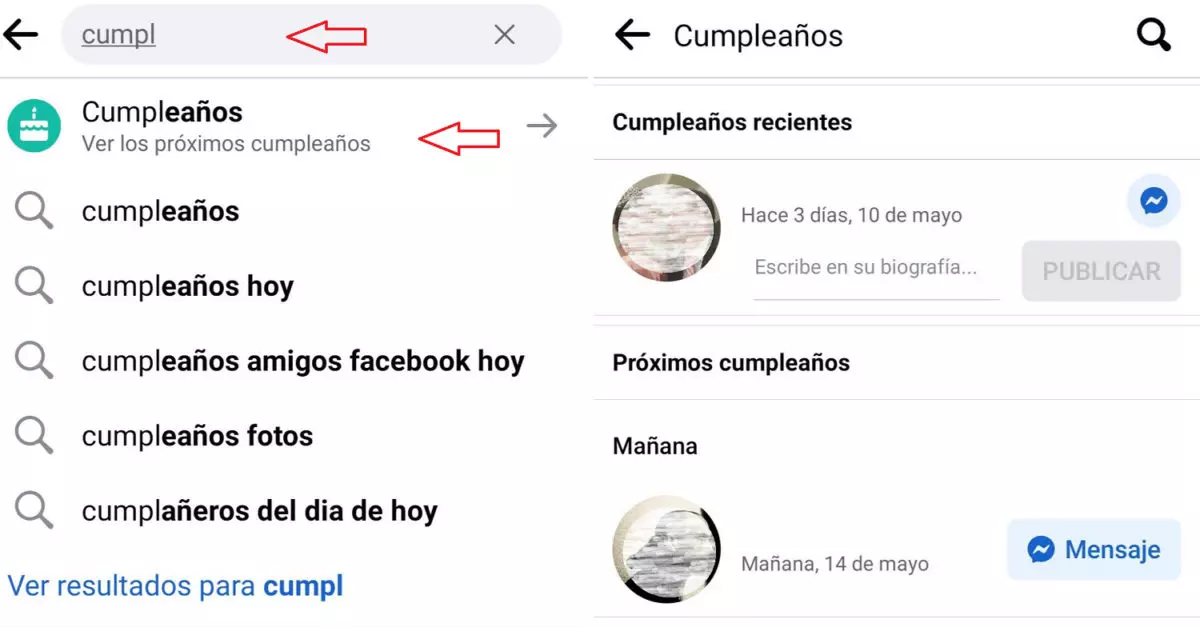 How to see past birthdays on Facebook