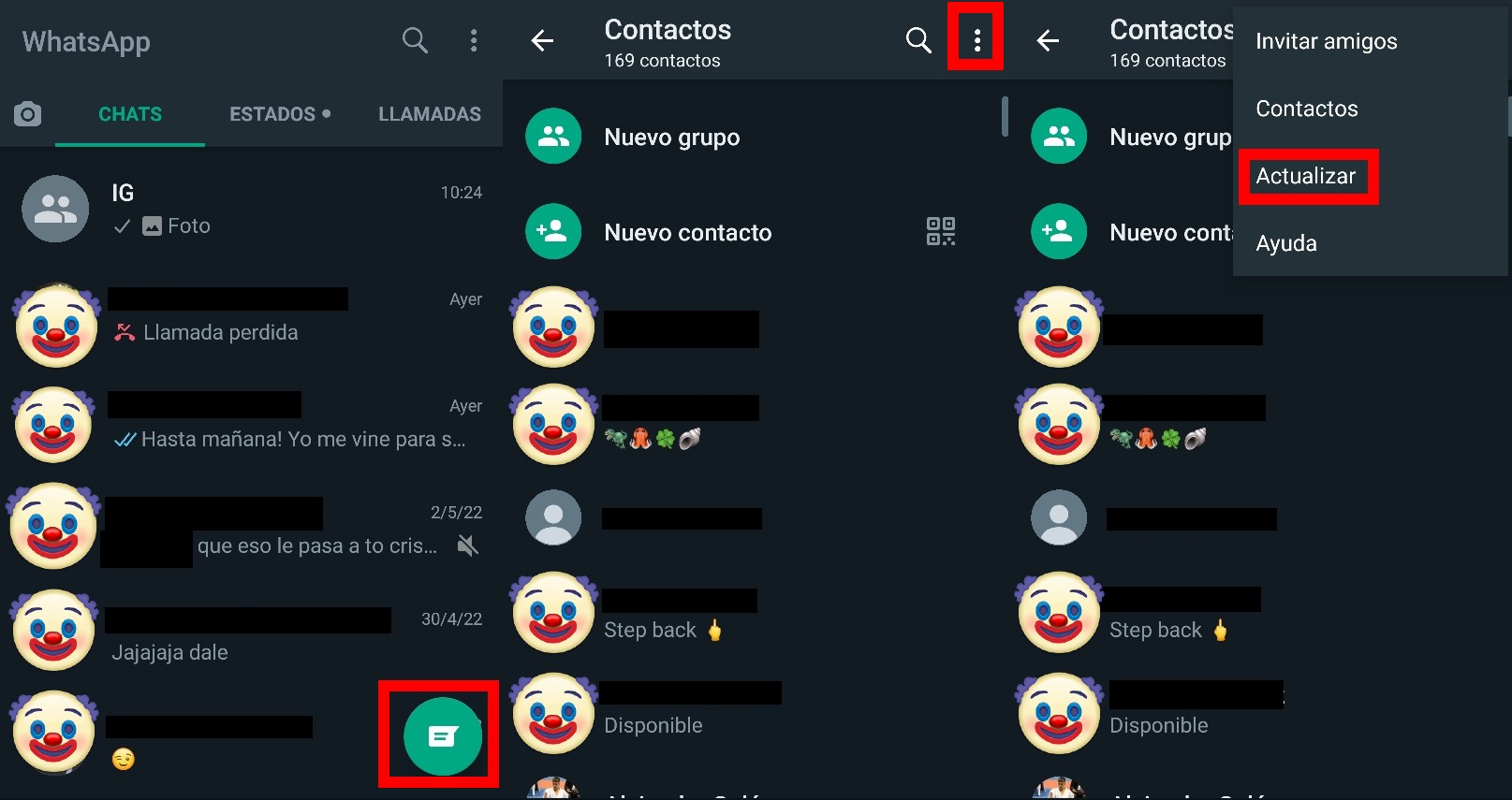 Por qué mis contactos no aparecen en WhatsApp