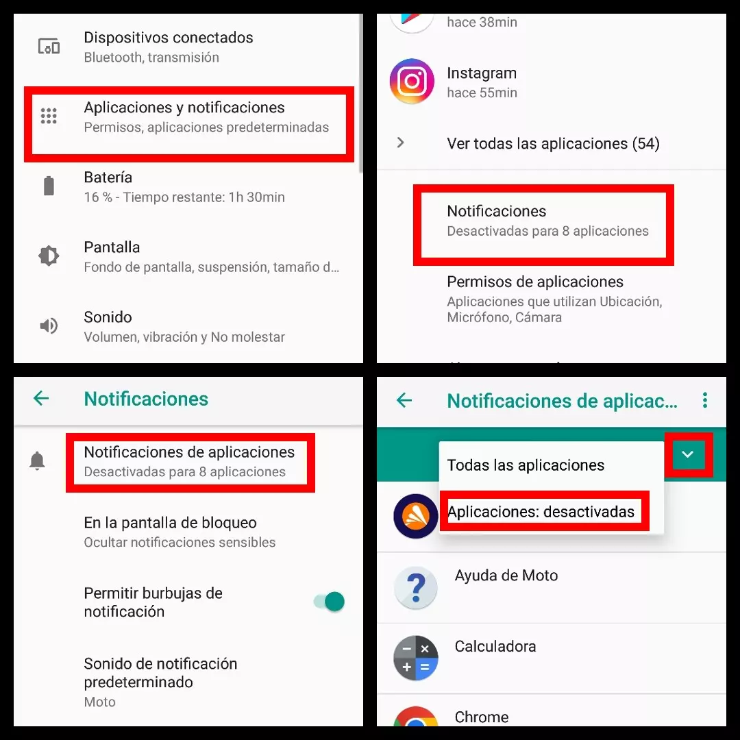 WhatsApp does not notify me of messages, what can I do?  two