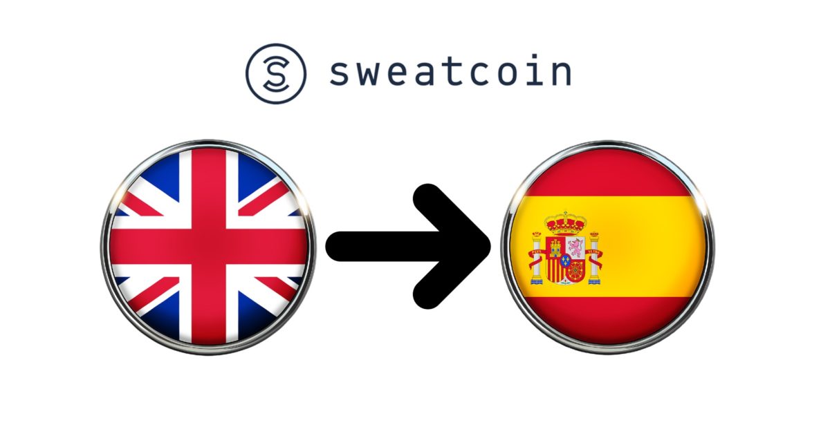 Cómo cambiar Sweatcoin de inglés a español