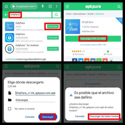 Dónde y cómo descargar la aplicación oficial de OnlyFans