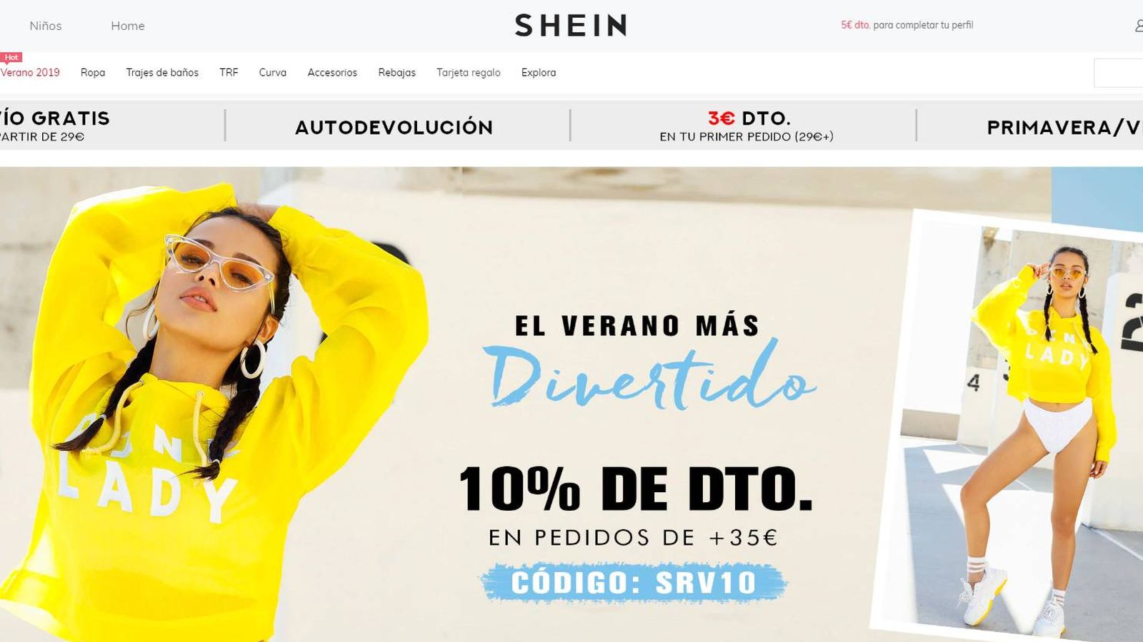 Cómo comprar en Shein desde España