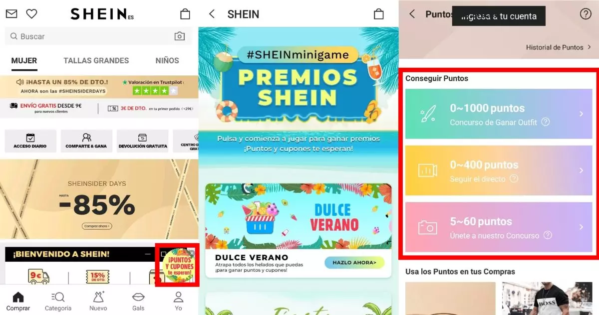 How to get points in Shein for free 2