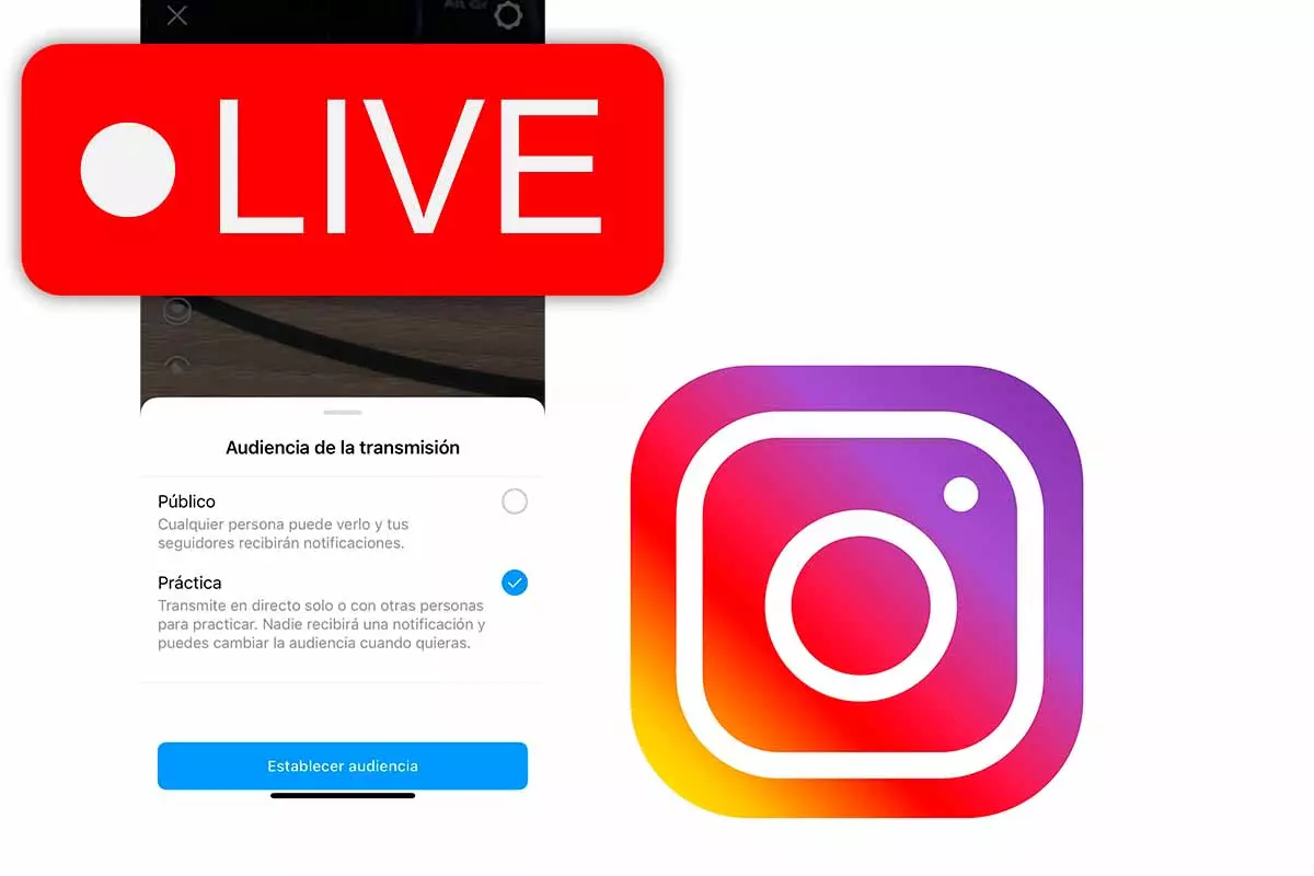 How to practice an Instagram direct without broadcasting it live 1