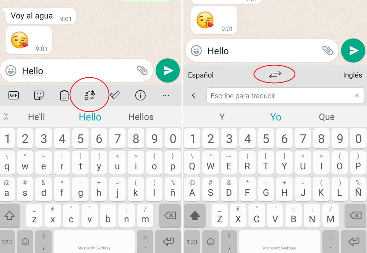 Cómo traducir un mensaje de WhatsApp de inglés a español