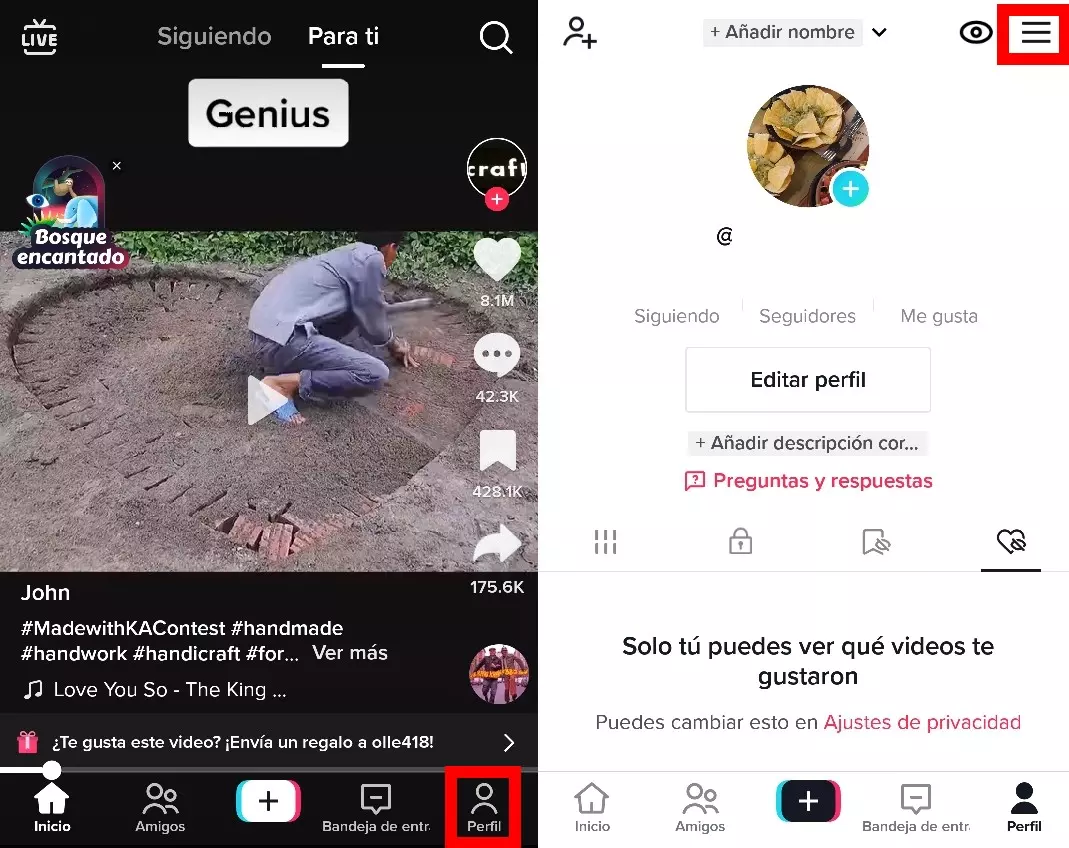 How to rewatch a video watched on TikTok to share with friends 1