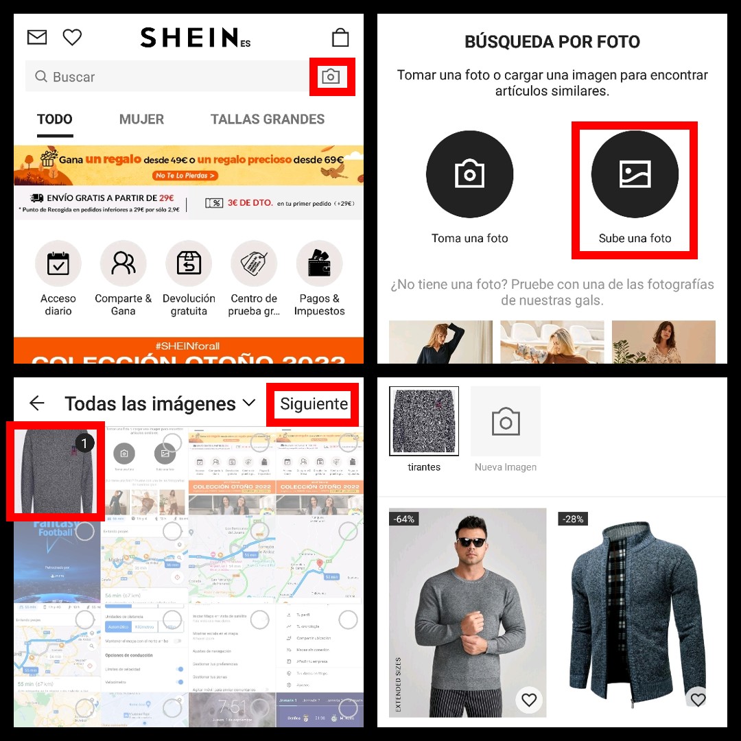 Cómo buscar un producto en Shein por código 3