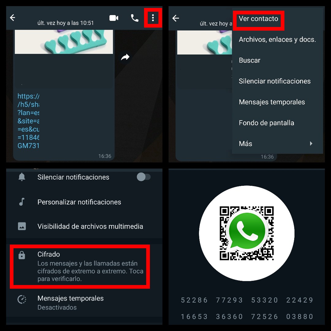 Cambió tu código de seguridad con un contacto de WhatsApp: qué significa 1