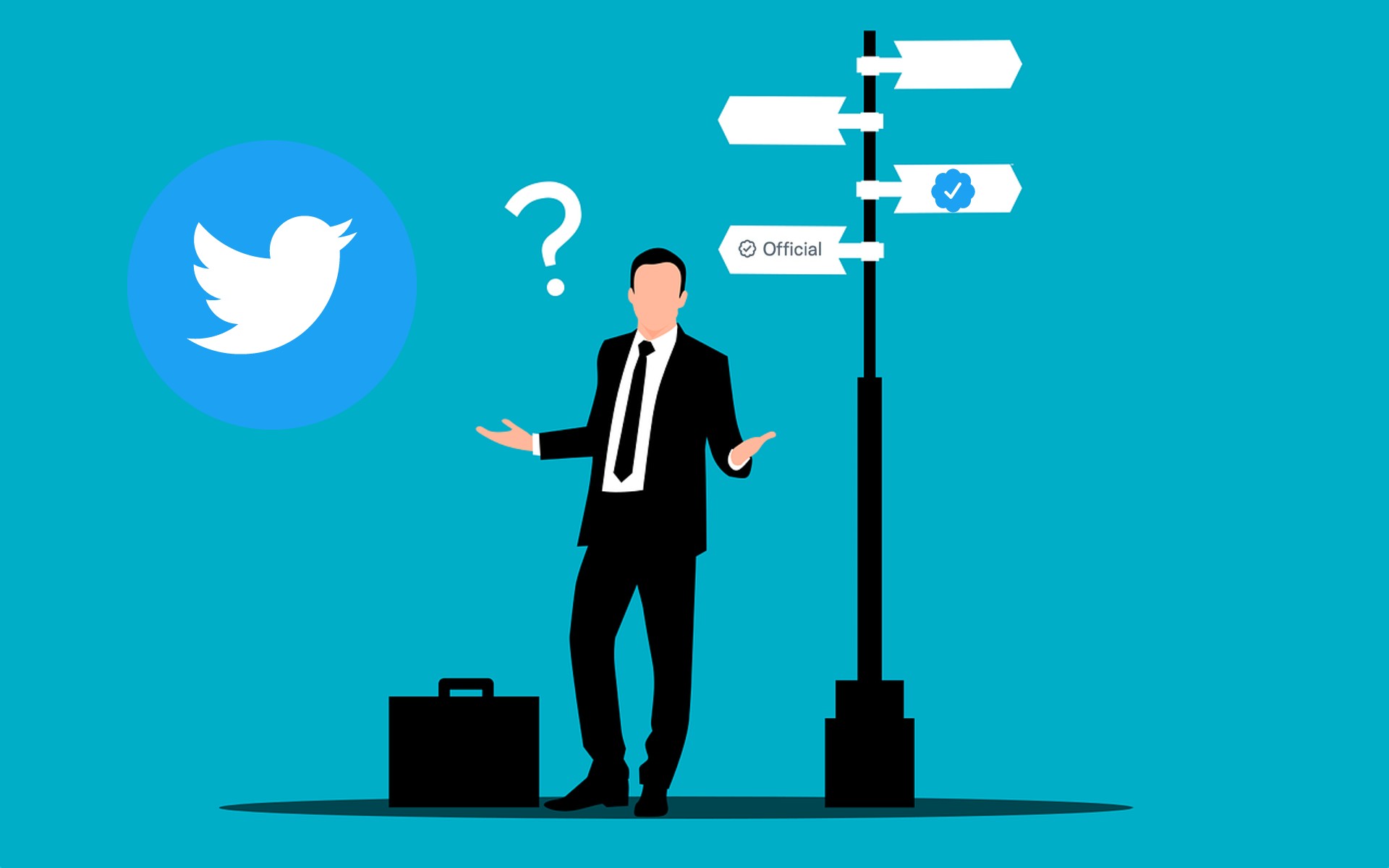 Diferencias entre cuenta verificada en gris y verificada en azul en Twitter