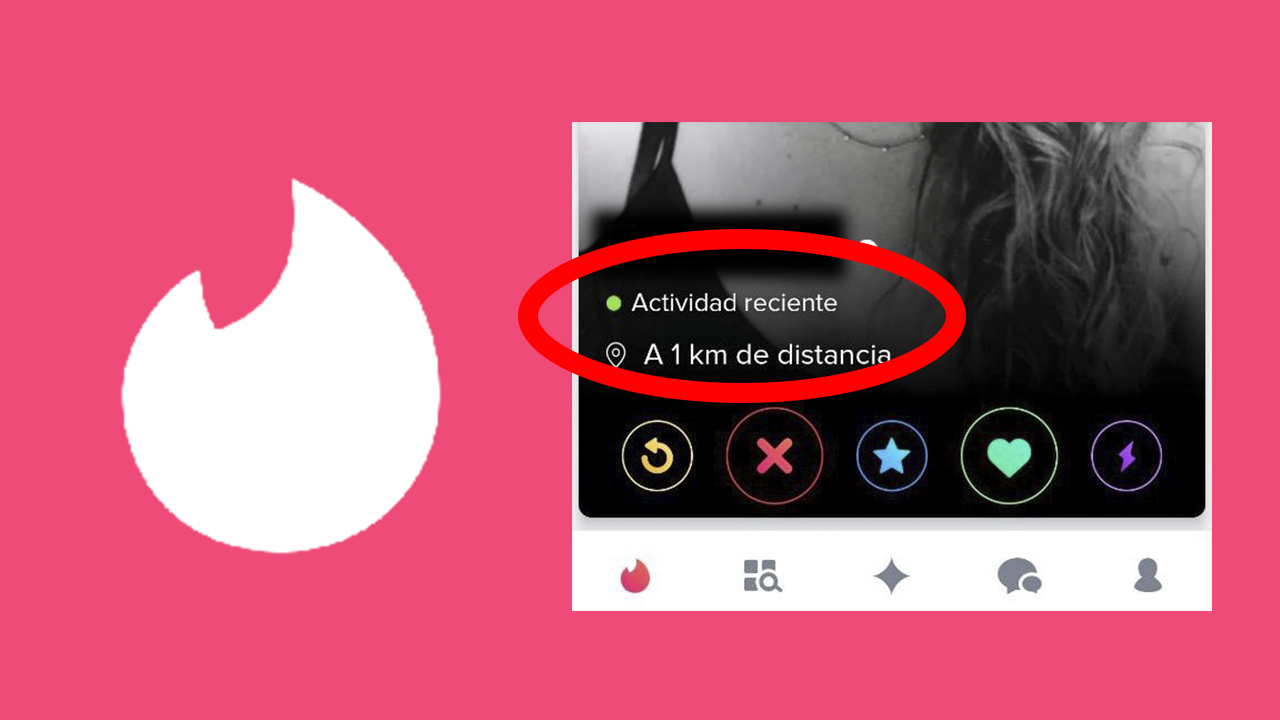 Qué significa en Tinder actividad reciente