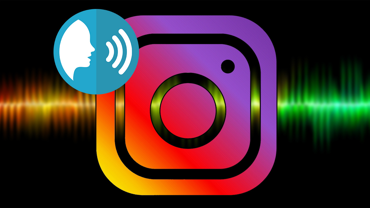 Cómo usar el filtro de voz famoso en tus vídeos de Instagram