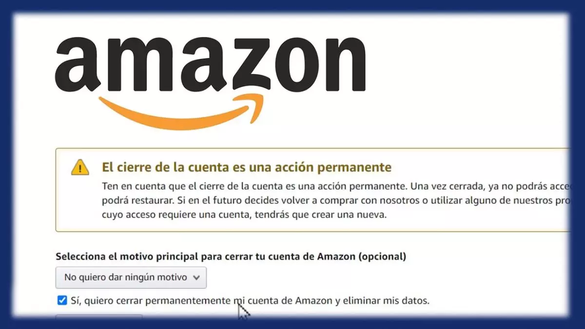 Estadio Grafico Evaluación ▷ Cómo eliminar mi cuenta de Amazon Compras