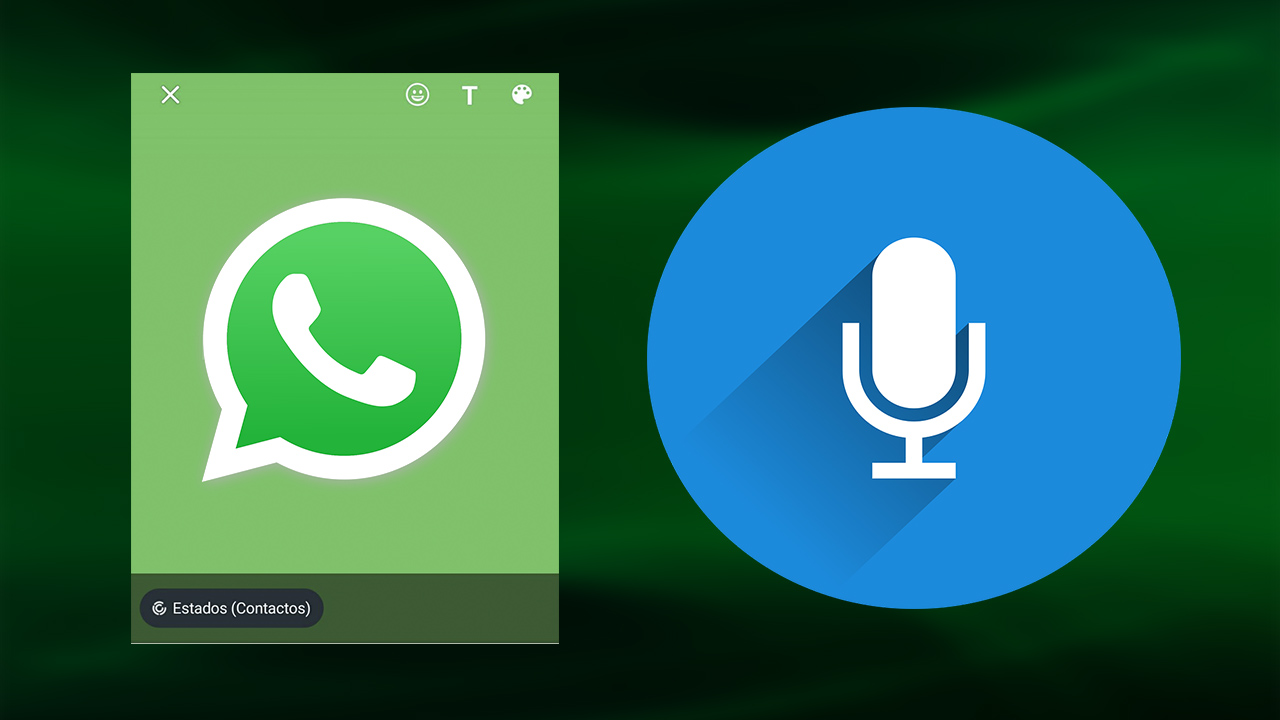 Cómo crear estados de audio en WhatsApp