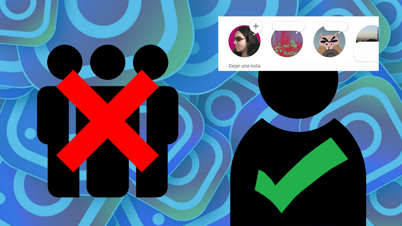 Cómo mostrar notas de Instagram a una sola persona