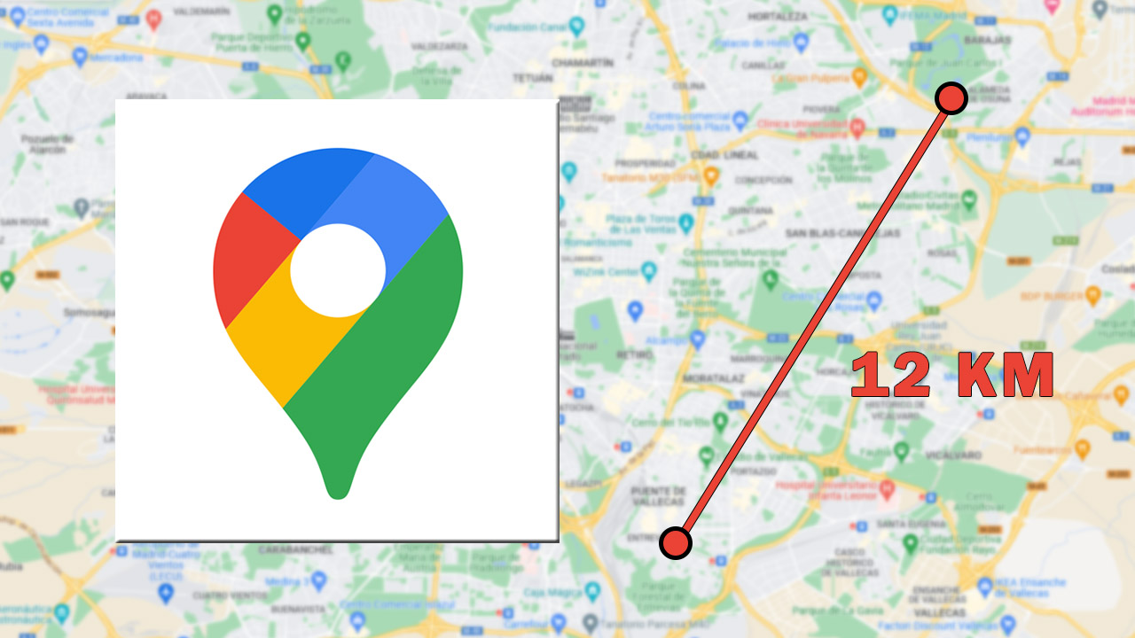 Cómo medir distancias en Google