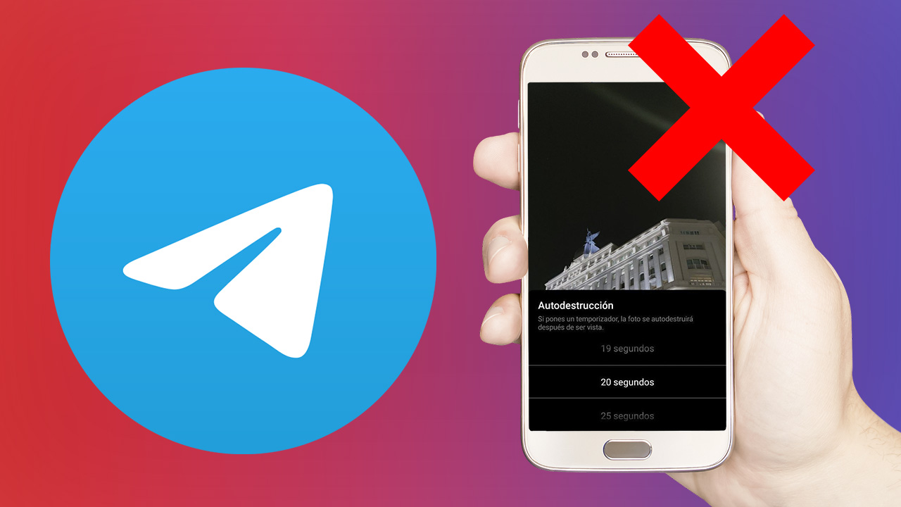 Por qué la autodestrucción de fotos no funciona en Telegram