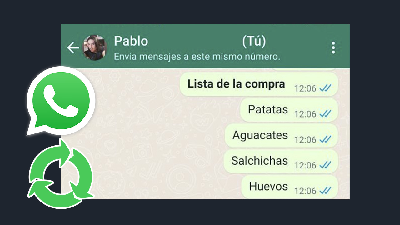 Por qué no me puedo enviar un WhatsApp a mi mismo