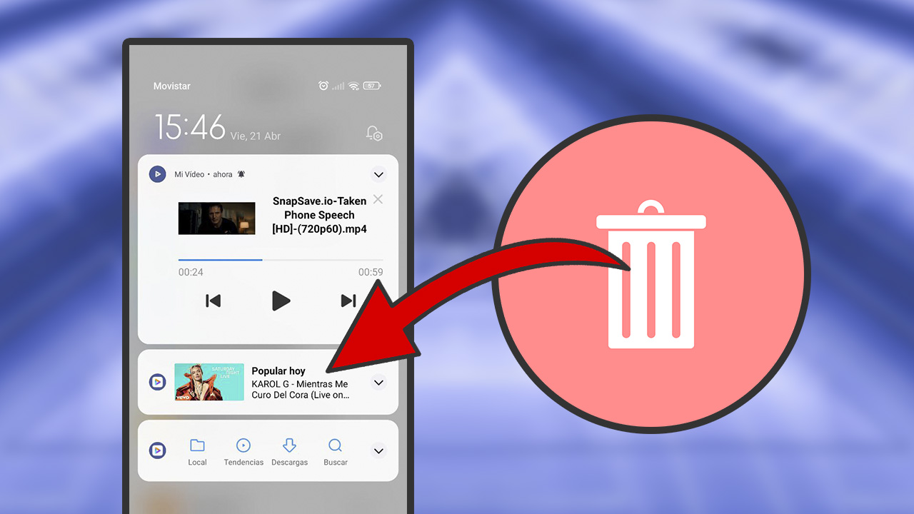 Cómo eliminar las notificaciones de la aplicación Mi Video de Xiaomi