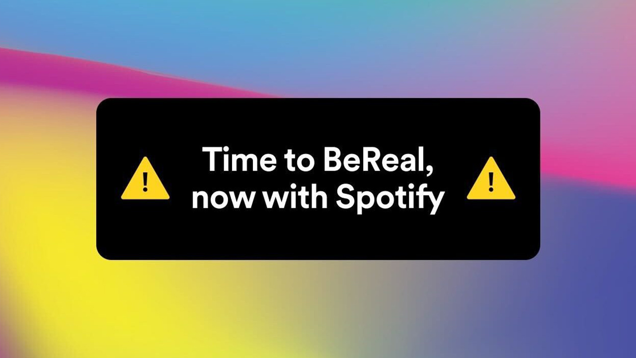 Cómo publicar un BeReal con música de Spotify