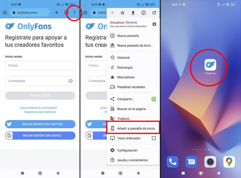 La mejor forma de tener la aplicación de OnlyFans en Android