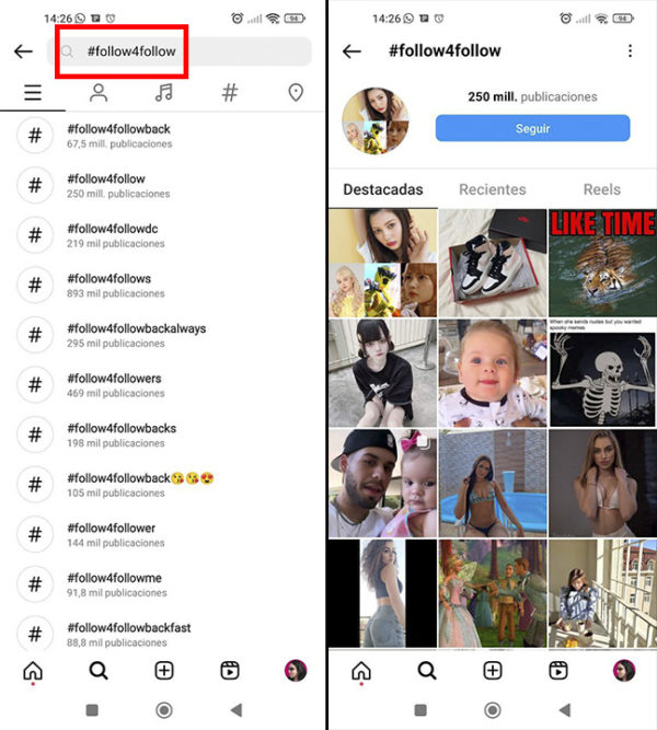 Qué significa PxP en Instagram