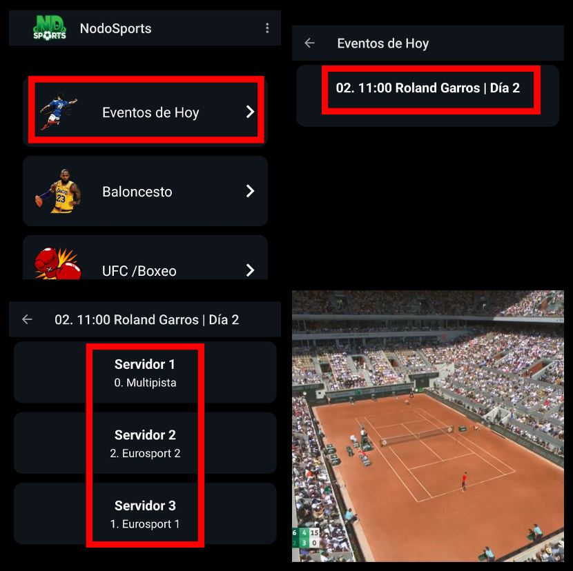 Cómo ver Roland Garros gratis con NodoSports 1