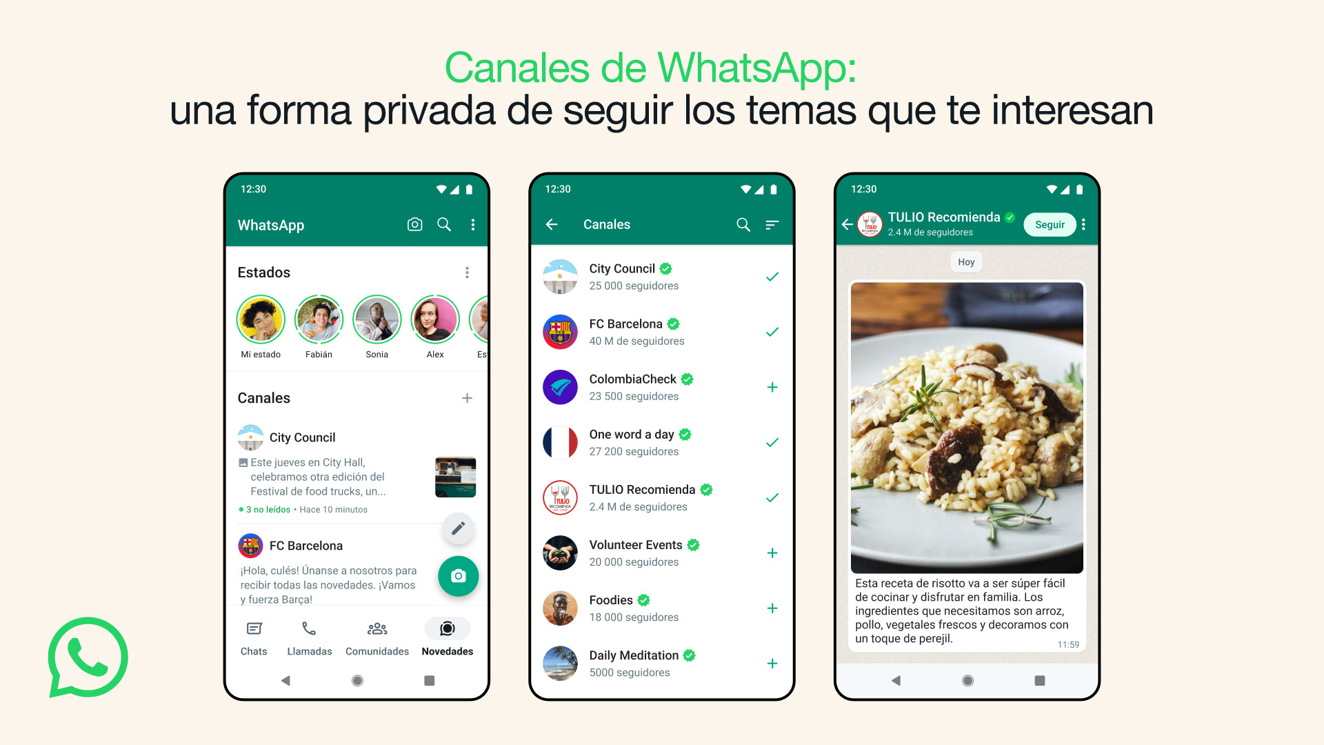 Qué son los canales de WhatsApp y cómo encontrarlos