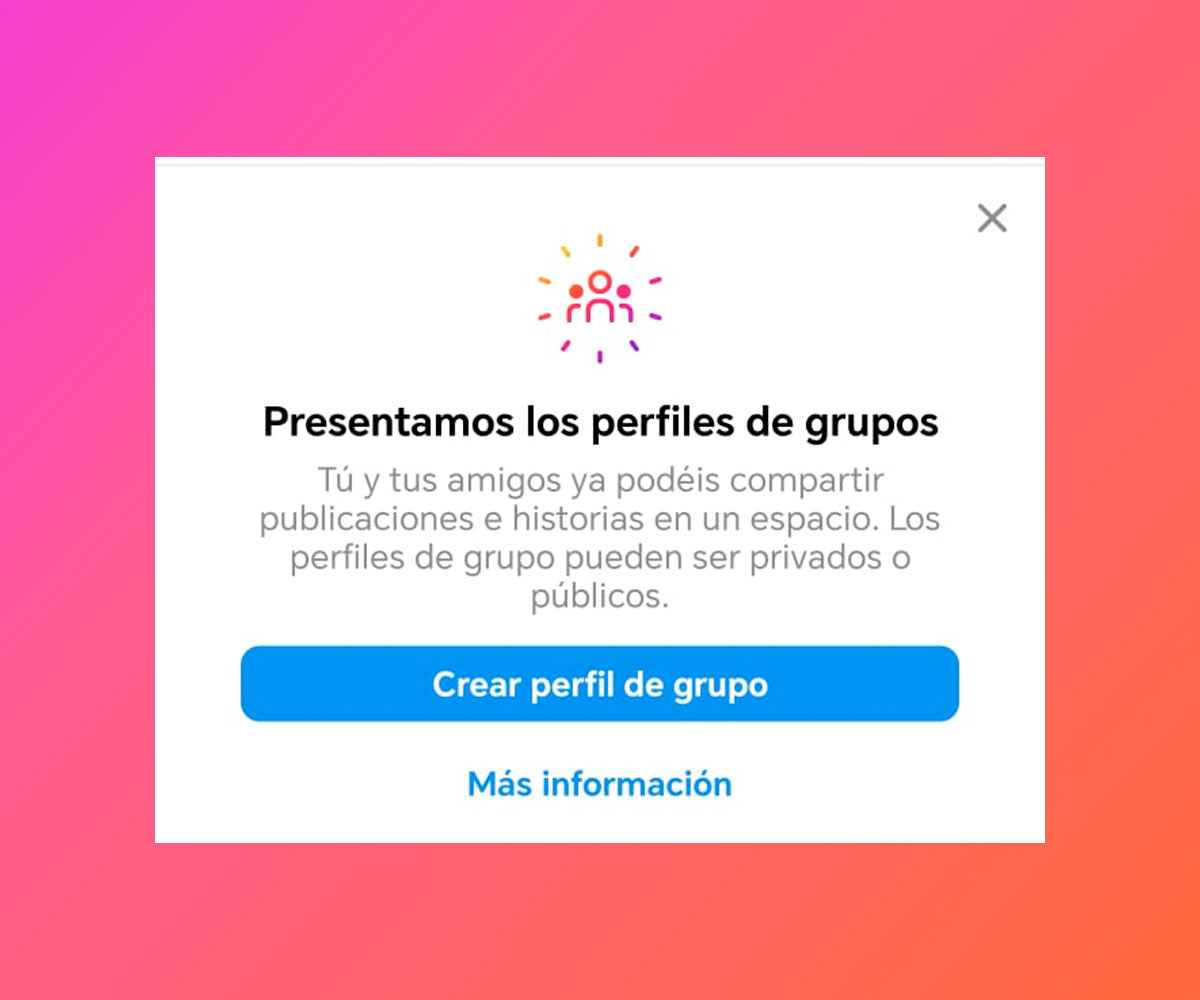 Cómo crear un perfil de grupo para publicar con amigos en Instagram