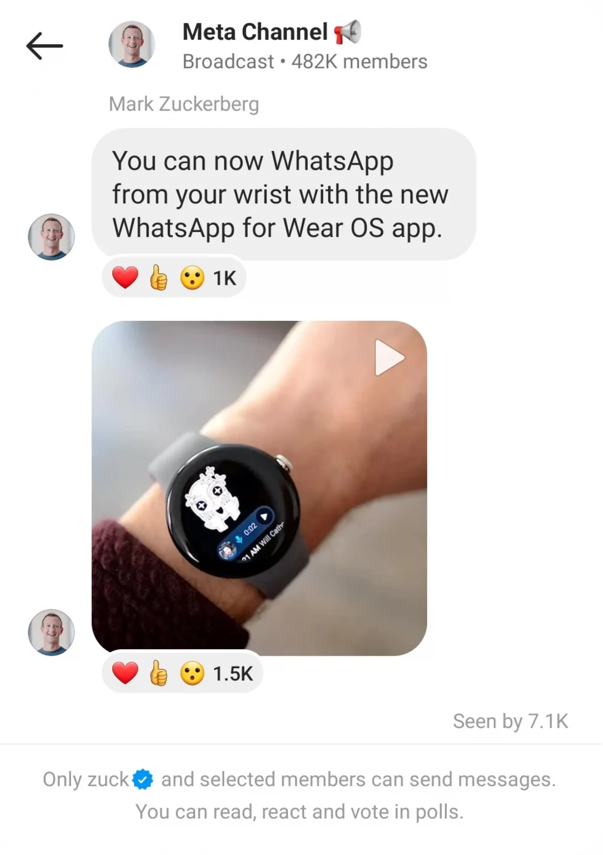 Cómo responder a un mensaje de WhatsApp desde tu smartwatch con Wear OS 1