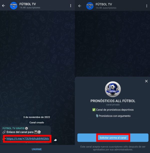 Cómo unirse a un grupo privado de Telegram por enlace 1