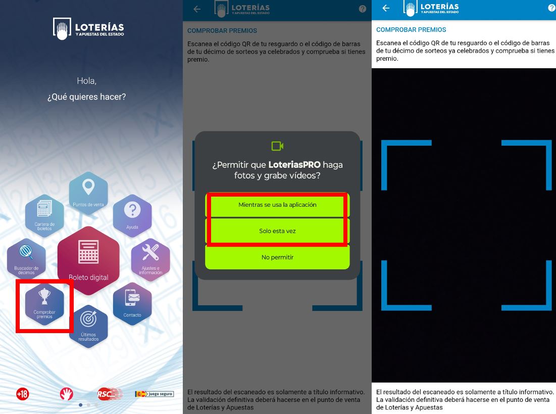 Cómo buscar si un número ha sido premiado en la Lotería de Navidad 2023 desde el móvil 2
