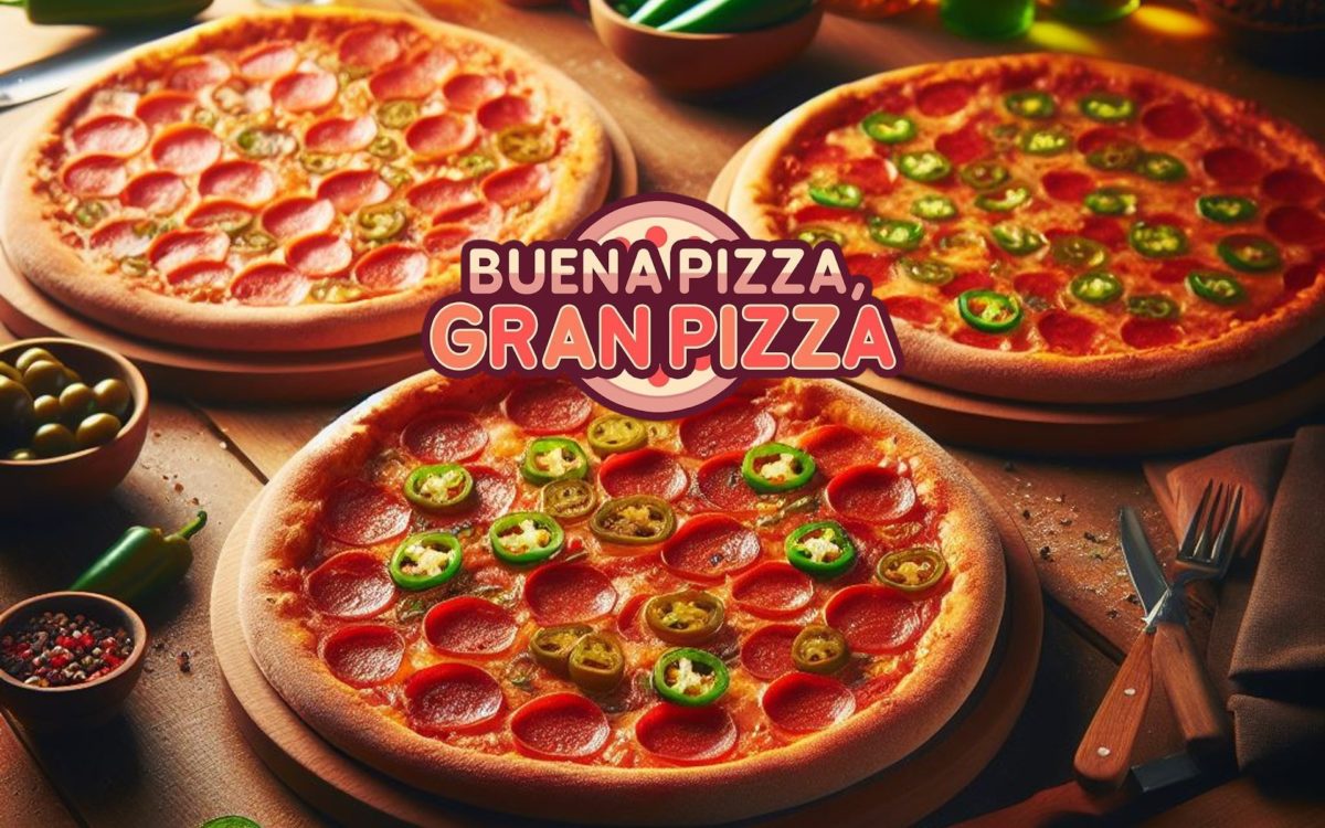 Cuáles son los ingredientes picantes de Buena Pizza Gran Pizza