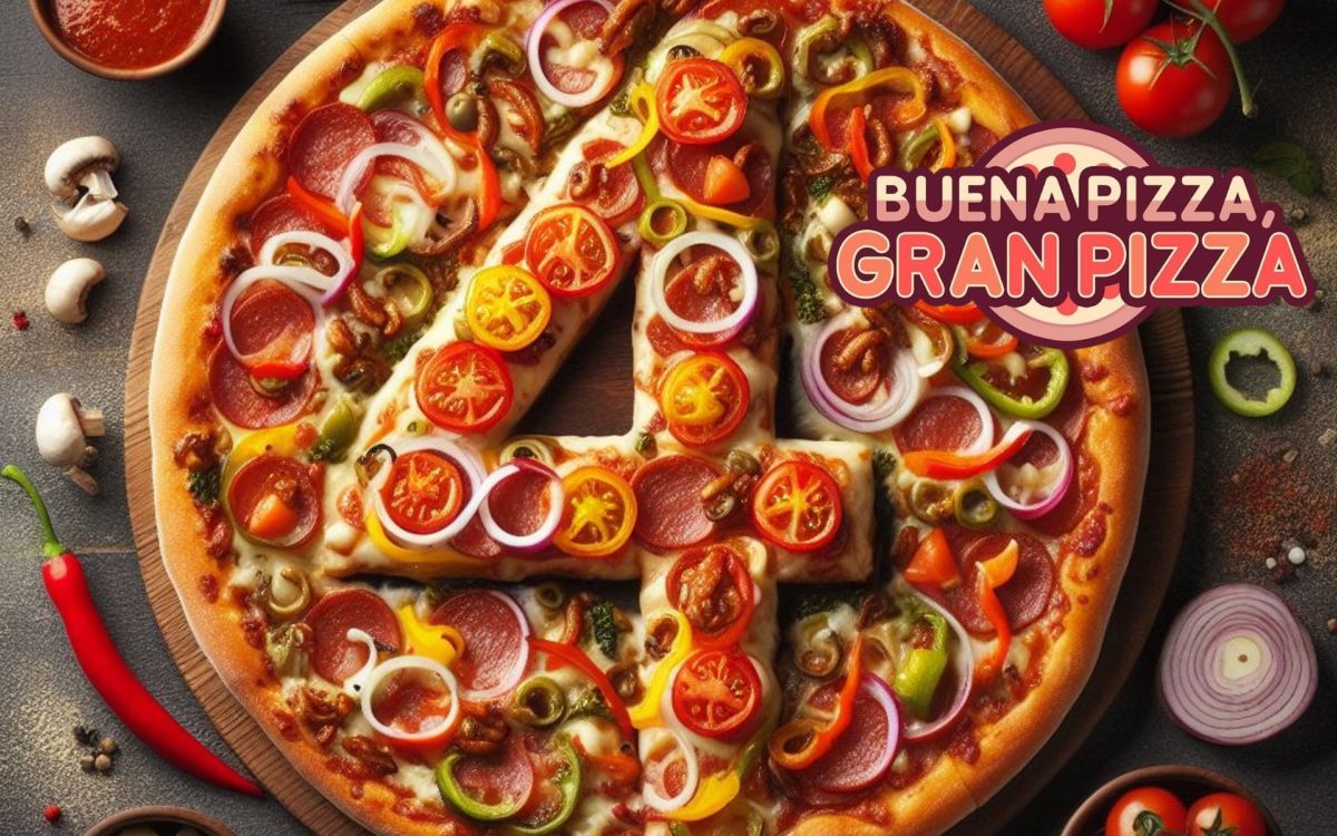Cuáles son los ingredientes con frutas de Buena Pizza Gran Pizza 1